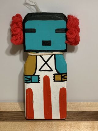 Vintage Hopi Kachina / Katsina Doll - - Flat Cradle Kachina Double Sided