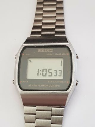 Vintage Gents Seiko Lcd Digital Quartz Watch A914 - 5010 Spares