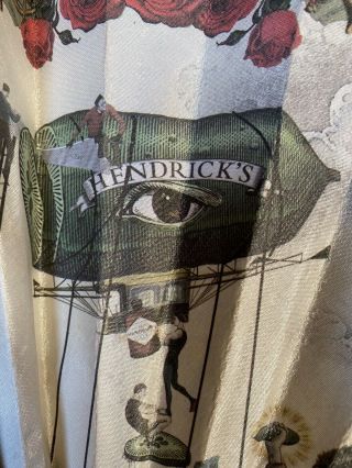 Hendricks Gin Wooden Folding Fan Very Collectable Merchandise 2