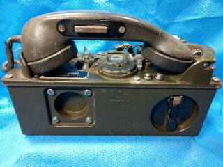 Vintage Military Field Telephone Set Ta - 312/pt Radio Engineering Products Army