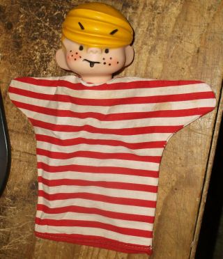 Vintage 1960’s Hall Syndicate Inc.  Dennis The Menace Hand Puppet