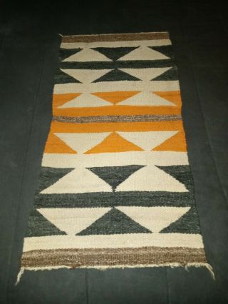 Old Native American Navajo Indian Wool Rug Great Designs