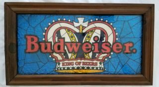 Vintage Budweiser Beer Bar Sign
