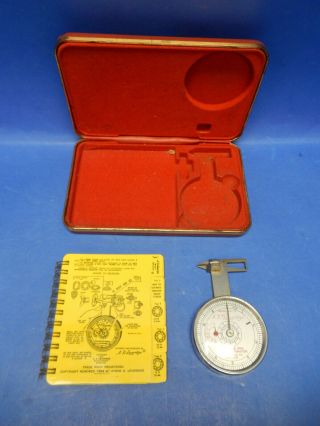 A.  D.  Leveridge Mm Gauge & Estimator By Micromat Co.  Vintage Diamond Pro Tool