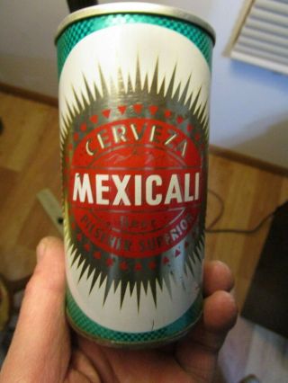 Old Cerveza Mexicali Ss 12 Oz Pull Tab Beer Can Mexicali Brewing Mexico