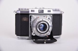 Vtg Zeiss Ikon Contina German Film Camera,  45 Mm 1:3,  5 Lens W/ Leather Case