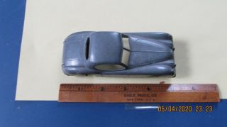 Vintage Jaguar Xk 140 Tootsietoy Chicago 24 Ex - Blue Metal Toy Car 1950 