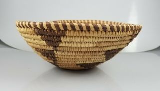 Vintage Pima Papago Native American Indian Basket - Bowl – 6 1/4”