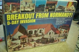 Vintage Mpc Breakout From Normandy D - Day Kit 2 - 8052 Some Assembly In Open Box