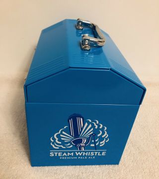 Steam Whistle Stainless Steel Vintage Style Beer Cooler lunch box fit 6 tall 2