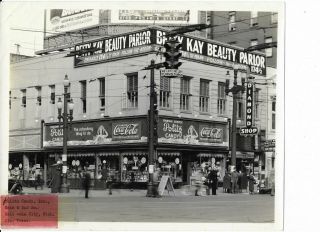 1936 Blatz,  Fisher,  Schlitz Beer Neons,  Coca Cola Signs Politz Candy Salt Lake City