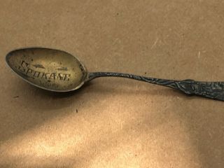 Spokane Wn Vintage Sterling Silver Native American Corn Spoon 8.  3 Grams