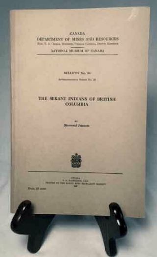 The Sekani Indians Of British Columbia By Diamond Jenness—nice 1937 Canadian Pb