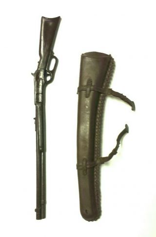 Marx Johnny/jane West Brown Rifle & Scabbard - Best Of The West