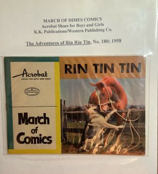 March Of Dime Comics - The Adventures Of Rin Tin Tin 1958