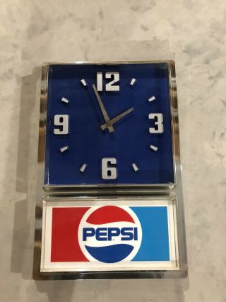 Vintage Pepsi Cola Restaurant Wall Clock