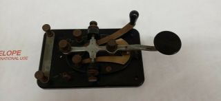 Vintage J - 38 Telegraph Key Morse Code Military Wwii Ham Radio Electronics