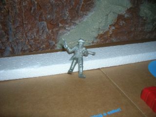 Marx 1950 Cavalry Man Shot With Arrow 45mm Playset Toy Soldier