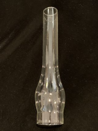 Vintage 14” Gwtw Hurricane Kerosene Oil Lamp Clear Glass Chimney Shade