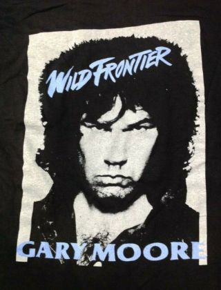 Gary Moore Thin Lizzy Wild Frontier Vintage 1980s T Shirt Unworn Screen Stars Xl