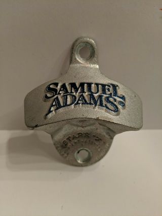 Sam Adams Boston Beer Vintage Wall Mount Bottle Opener Starr X Cast Iron Germany