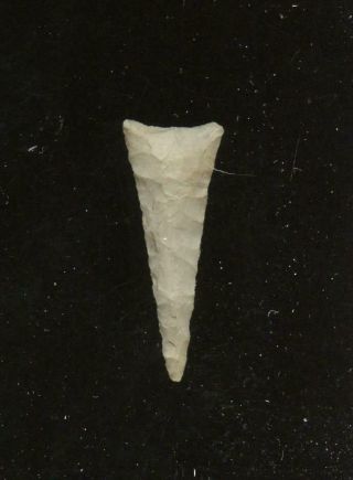 Indian Artifacts - Fine Triangle Point - Glovers Cave Site - Arrowhead