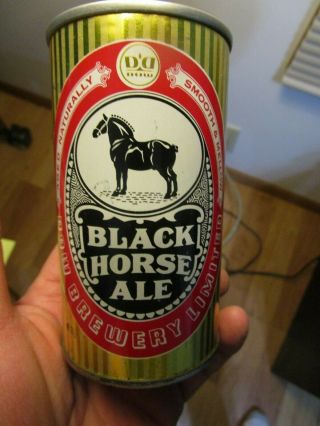 Old Black Horse Ale Ss 12 Oz Pull Tab Beer Can Dow Brewing Canada