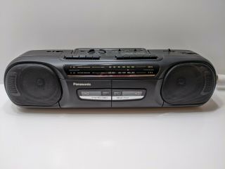 Vtg Panasonic Rx - Ft530 Am/fm Radio Dual Cassette Player