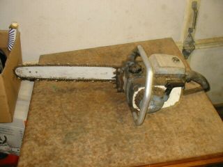 Vintage Homelite Xl - 12 Chainsaw Chain Saw To Fix Or Restore Has Spark 16 "