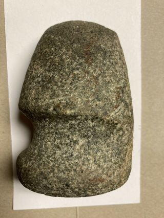 Native American Indian Stone Axe Head Grooved Large Artifact Tool