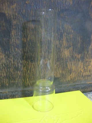 Vintage CLEAR GLASS HURRICANE LAMP CHIMNEY small 5 