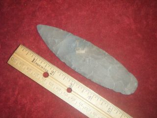 5 1/2 In.  Authentic Arrowhead,  Paleo Agate Basin From Ky.