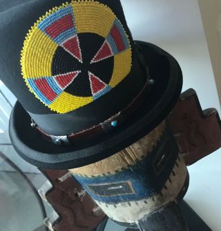 Vintage - Medicine Man,  Scout,  Peacetime Indian Chief,  Decorated Top Hat
