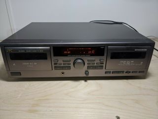 Vintage Jvc Td - W209 Double Cassette Dual Tape Deck -