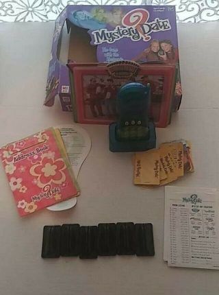 Vintage Mystery Date Game With Electronic Talking Phone Mb Hasbro 2000 Complete