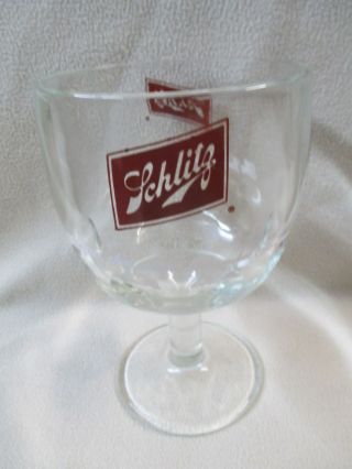 Vintage Collectable Schlitz " The Beer That Made Milwaukee Famous " Mug/glass