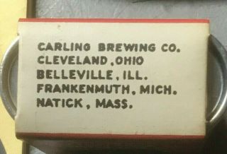 1960 Carling Black Label Flat Top Beer Can Salt and Pepper Shakers: Orig 2 - Pack 2