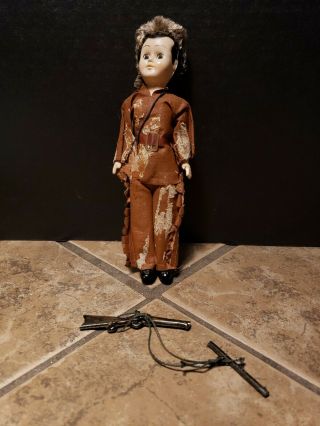 Vintage 8 " Davy Crockett Doll 50 