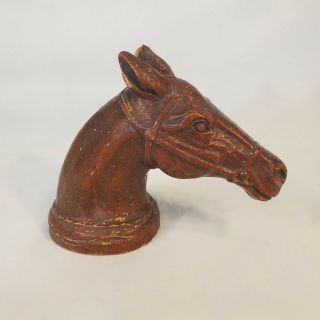 Vintage Horse Head Bottle Opener Clay Composite? Equestrian Decor