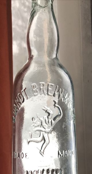 Vintage Quandt Brewing Co Troy Ny Bottle Very Unusual.  No Chips Or Cracks