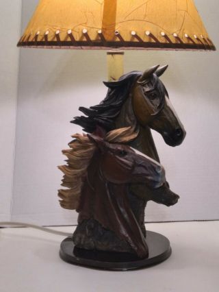 Craftsmanship Any Horse Collector Will Love This Unique Lamp Western