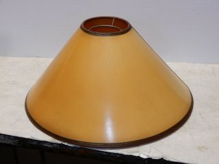 Vintage Thick Paper Mid Century Lamp Shade 2