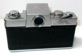 Vintage Beseler Topcon D Film Camera w/RE.  Auto - Topcor 1:1.  8 5.  8cm Lens 2