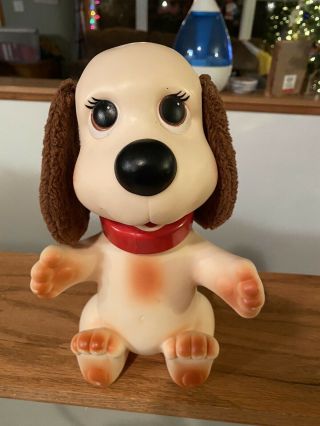 1982 Ideal Rub - A - Dub Dog With Swivel Head