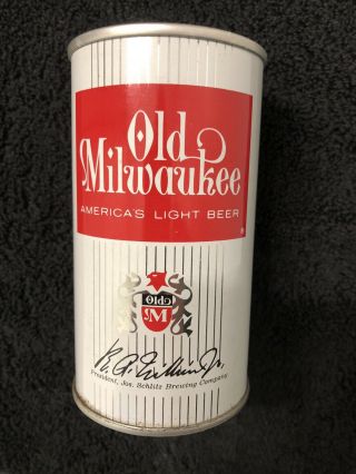 Old Milwaukee Zip Tab Test Can