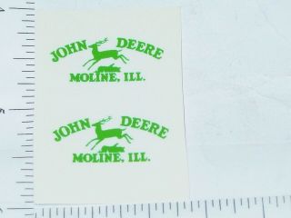 John Deere Green Moline,  Ill Four Legged Deer Logo Sticker Jd - 778