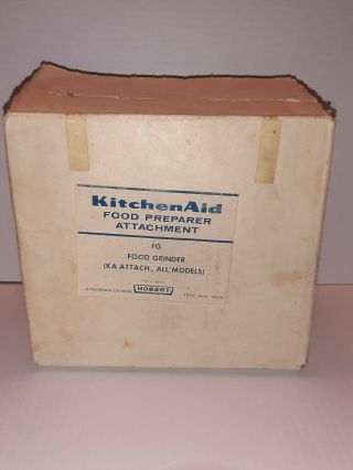 Vintage Kitchenaid Hobart Food Chopper Meat Grinder Attachment