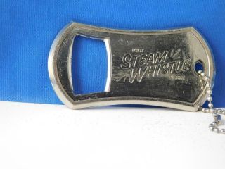 Steam Whistle Beer Bottle Opener Key Chain Fob Canada Brewery Advertising