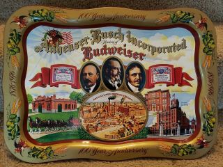 100 Year Anniversary 1876 1976 Anheuser Busch Inc Trat Great Color