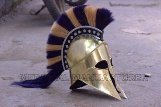 2medieval Wearable Greek Corinthian Helmet Leather Liner Knight Helmet Mm